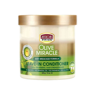 African Pride Olive Miracle Anti Breakage Formula Leave-In Conditioner 425g