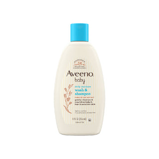 Aveeno Baby Daily Moisture Wash & Shampoo 236ml