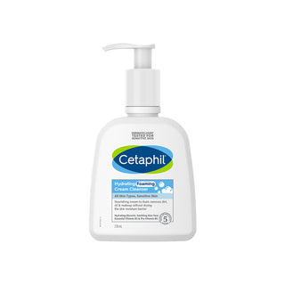 Cetaphil Hydrating Foaming Cream Cleanser For All Skin Types Sensitive Skin 236ml