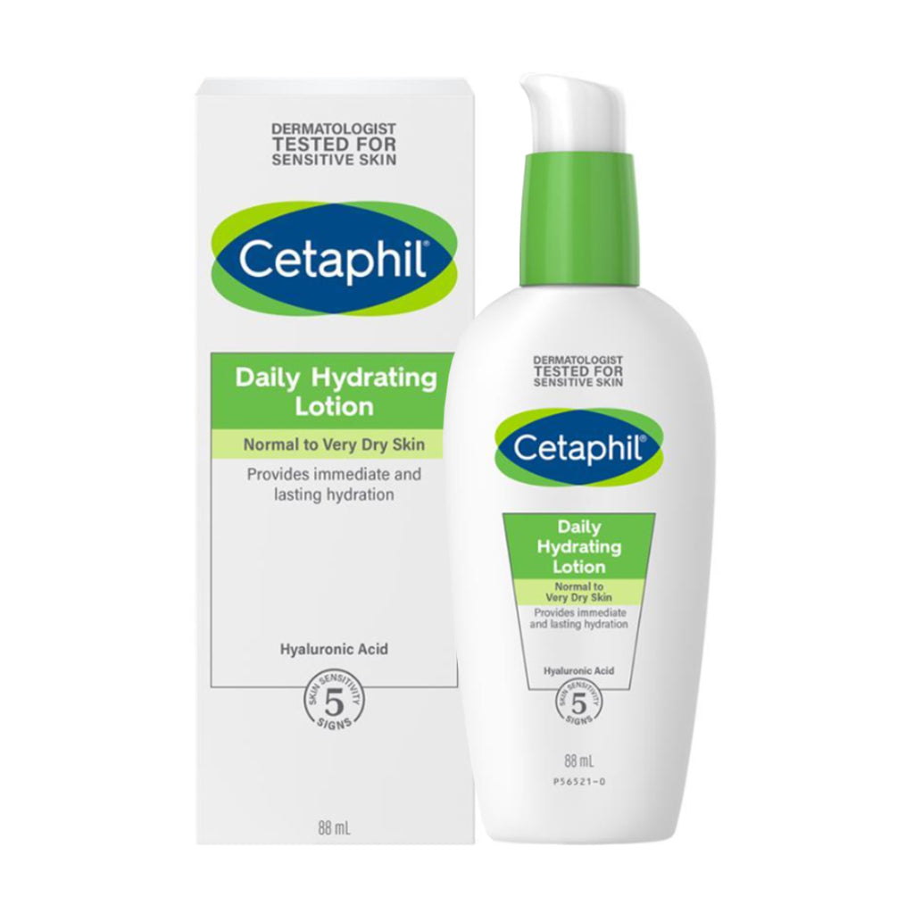 Cetaphil Face Daily Hydrating Lotion with Hyaluronic Acid 88ml ...