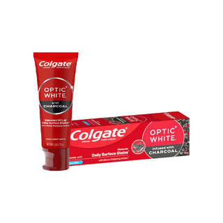 Colgate Optic White Charcoal Whitening Toothpaste 100g