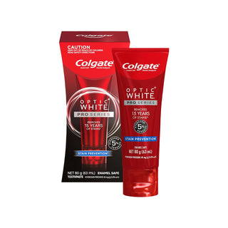 Colgate Optic White Pro Series 5% Stain Prevention Teeth Whitening Toothpaste 80g