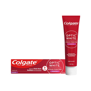 Colgate Optic White Stain Fighter Teeth Whitening Toothpaste Enamel Care 100g