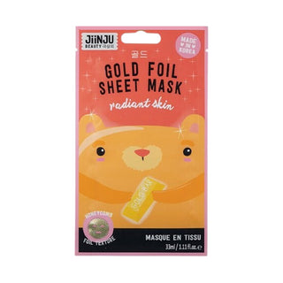 Jinju Gold Foil Sheet Mask For Radiant Skin