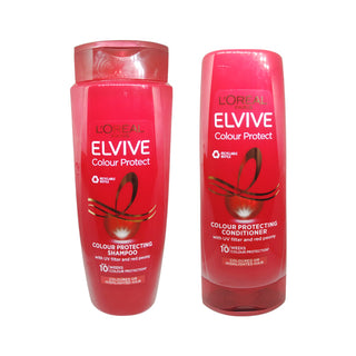 L'Oreal Paris Elvive Colour Protecting Shampoo 700ml & Conditioner 500ml