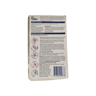 Nair Natural Wax Strips For Body & Legs 40 Strips