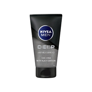 Nivea Men Deep Anti-Black Head Face Scrub With Black Carbon 75ml