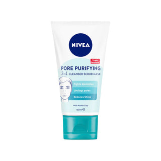 Nivea Pore Purifying 3 In 1 Cleanser Scrub Mask 150ml