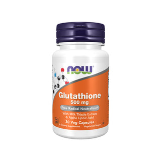 Now Glutathione 500mg 30 Vegan Capsules