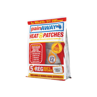 Pain Away Heat Patches Regular 5 Pack - Pre Order