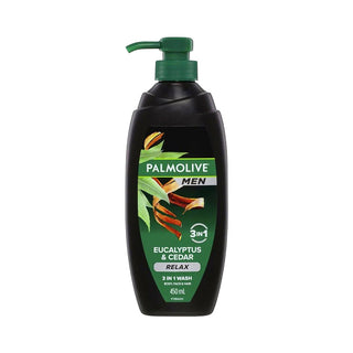 Palmolive Men Eucalyptus & Cedar Relax 3 In 1 Body Wash 450ml