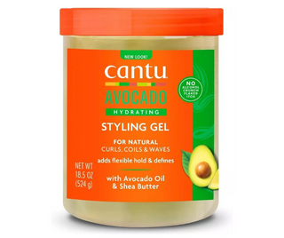 Cantu Avocado Hydrating Hair Gel With Avocado Oil And Shea Butter 524g