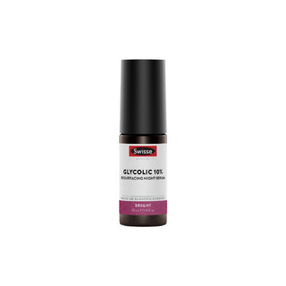 Swisse Skin Care Glycolic 10% Resurfacing Night Serum 30ml