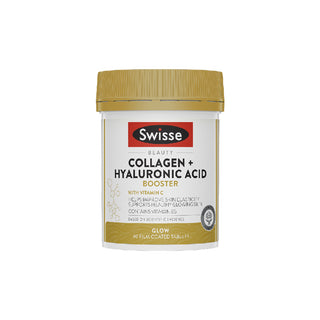 Swisse Beauty Collagen + Hyaluronic Acid Booster 80 Tablets