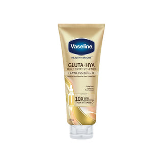 Vaseline Healthy Bright Gluta Hya Serum Burst UV Lotion Flawless Glow 330ml