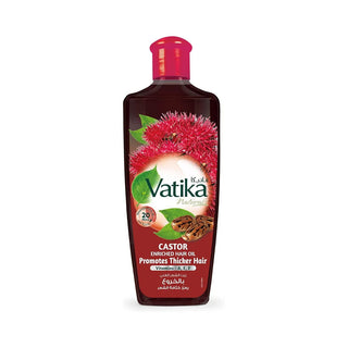 Vatika Castor Enriched Hair Oil For Thicker Hair 200ml