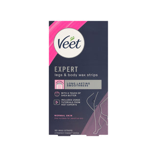 Veet Wax Strips For Normal Skin - Pack Of 20