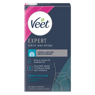 Veet Wax Strips Hair Removal for Sensitive Skin 20 Pack